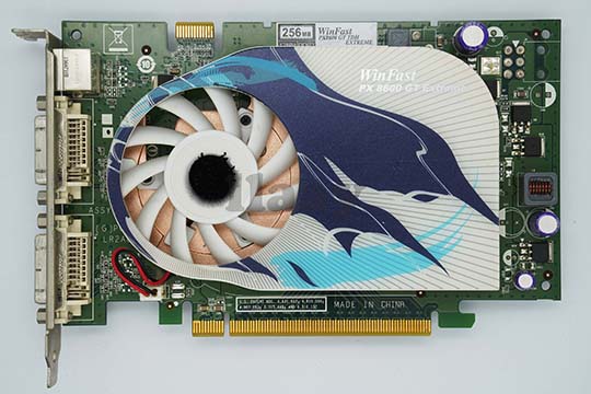 丽台Winfast PX8600 GT TDH EXTREME 256MB显示卡（nVIDIA GeForce 8600 GT芯片）